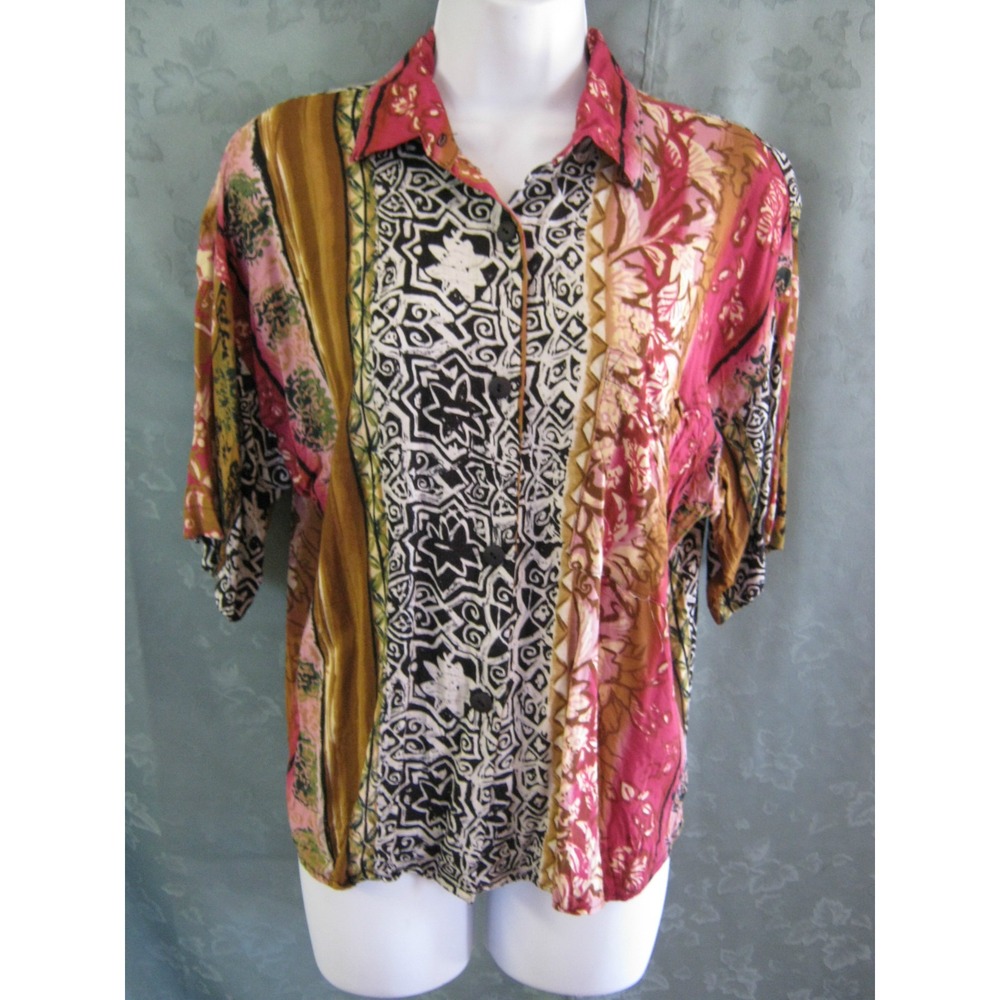 VTG Judy Knapp of California Shirt Size Large Drop Shoulder